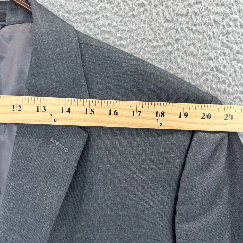 Lauren Ralph Lauren Men's 50L Gray Suit Jacket Blazer Wool Blend Big & Tall‎